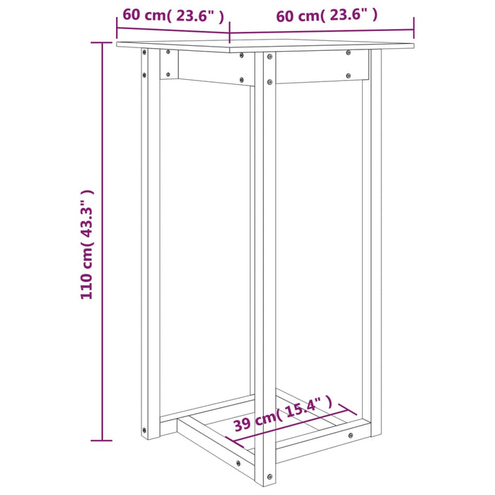 Bartafel Massief Grenenhout