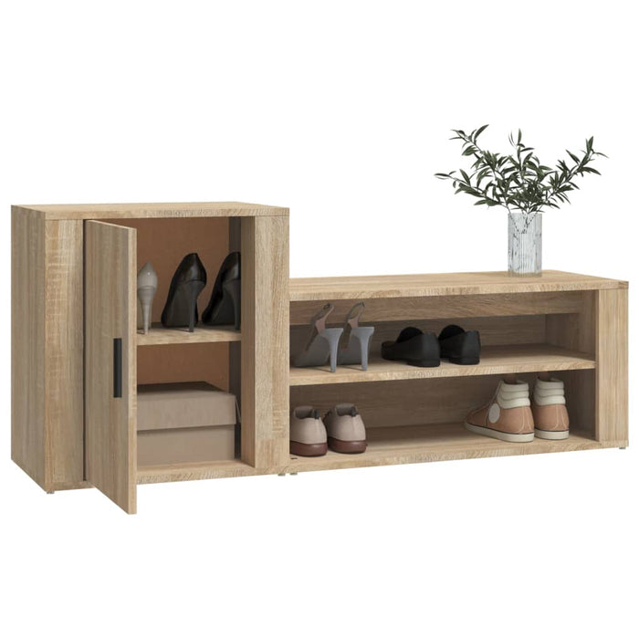 Schoenenkast 30X35X54 Cm Bewerkt Hout Kleurig Sonoma Eiken