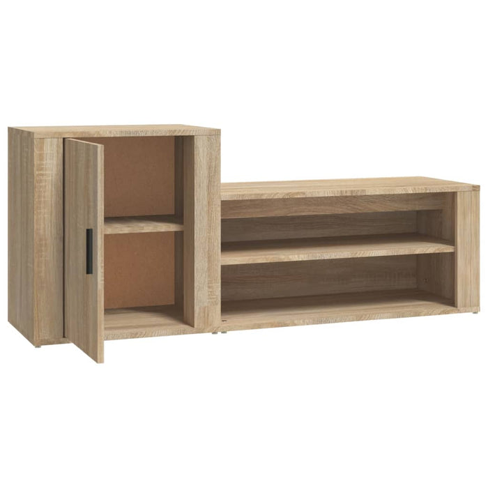 Schoenenkast 30X35X54 Cm Bewerkt Hout Kleurig Sonoma Eiken