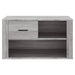 Schoenenkast 80X35X45 Cm Bewerkt Hout Grijs Sonoma