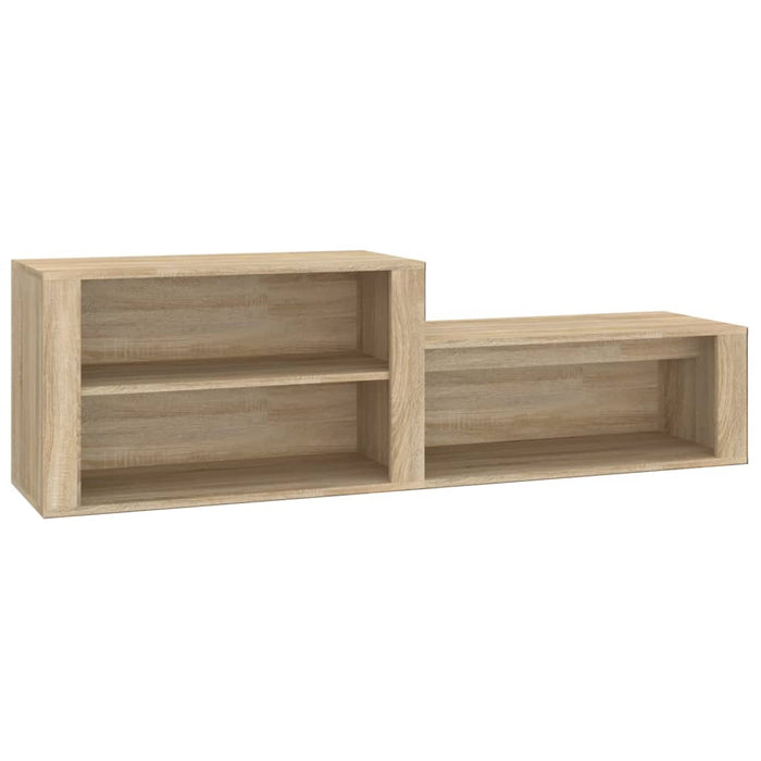 Schoenenkast 50X35X45 Cm Bewerkt Hout Kleurig Sonoma Eiken