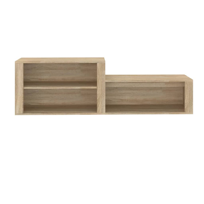 Schoenenkast 50X35X45 Cm Bewerkt Hout Kleurig Sonoma Eiken