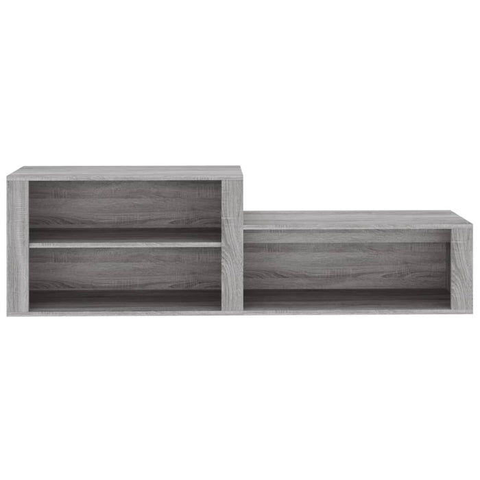 Schoenenkast 50X35X45 Cm Bewerkt Hout Grijs Sonoma