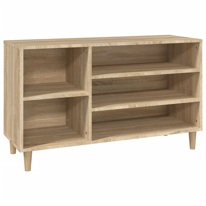 Schoenenkast 02X36X60 Cm Bewerkt Hout Kleurig Sonoma Eiken