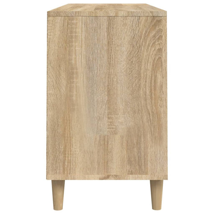 Schoenenkast 02X36X60 Cm Bewerkt Hout Kleurig Sonoma Eiken