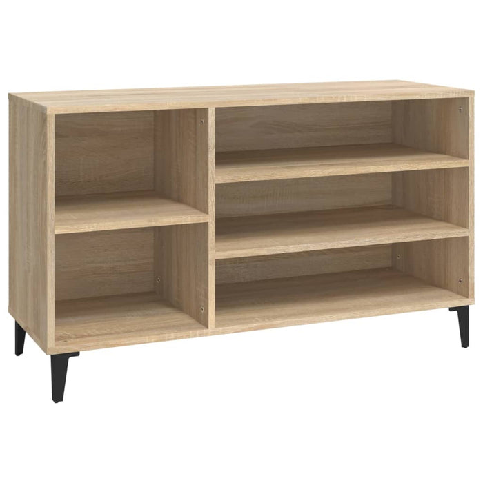 Schoenenkast 02X36X60 Cm Bewerkt Hout Kleurig Sonoma Eiken