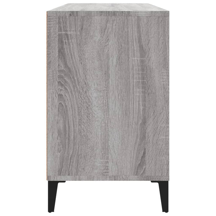 Schoenenkast 02X36X60 Cm Bewerkt Hout Sonoma Grijs Grijs Sonoma