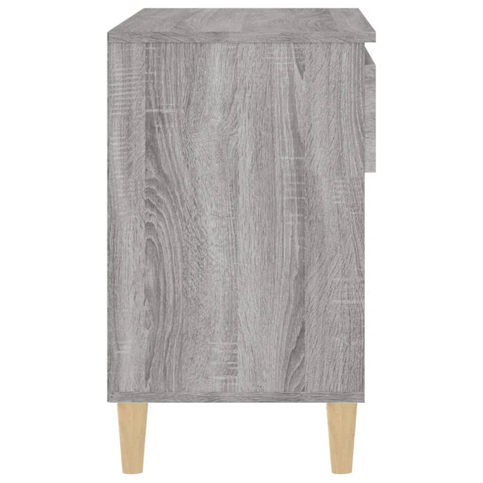 Schoenenkast 70X36X60 Cm Bewerkt Hout Sonoma Grijs Grijs Sonoma