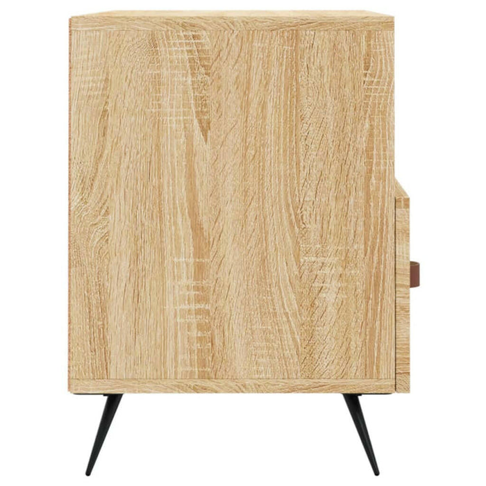 Tv-Meubel 80X36X50 Cm Bewerkt Hout Sonoma Eiken