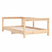 Kinderbedframe Massief Grenenhout