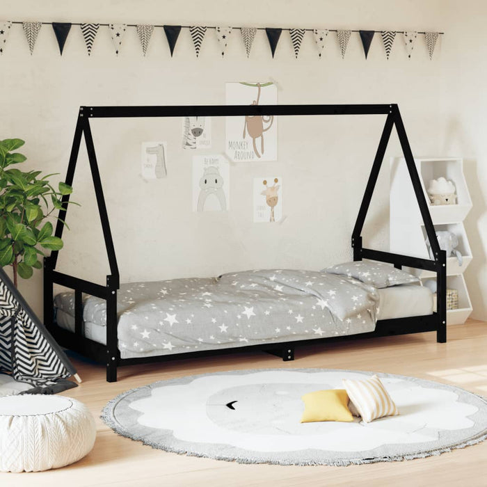 Kinderbedframe Massief Grenenhout