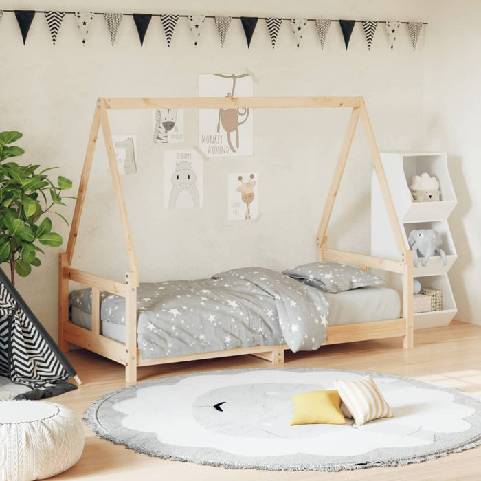 Kinderbedframe Massief Grenenhout