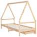 Kinderbedframe Massief Grenenhout