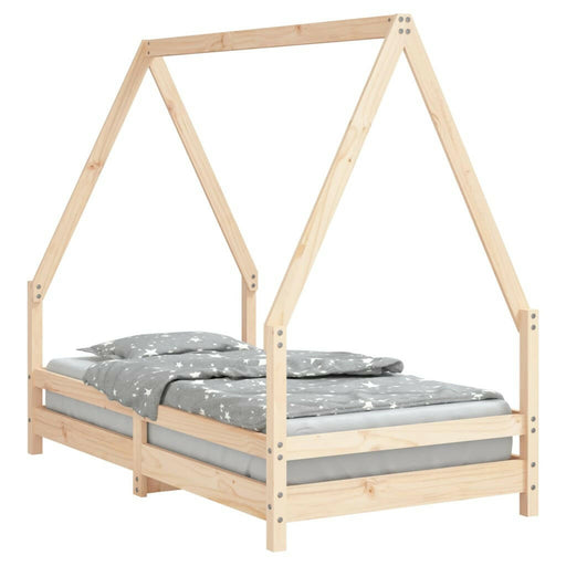 Kinderbedframe 80X160 Cm Massief Grenenhout