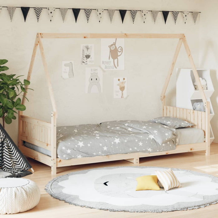 Kinderbedframe Massief Grenenhout