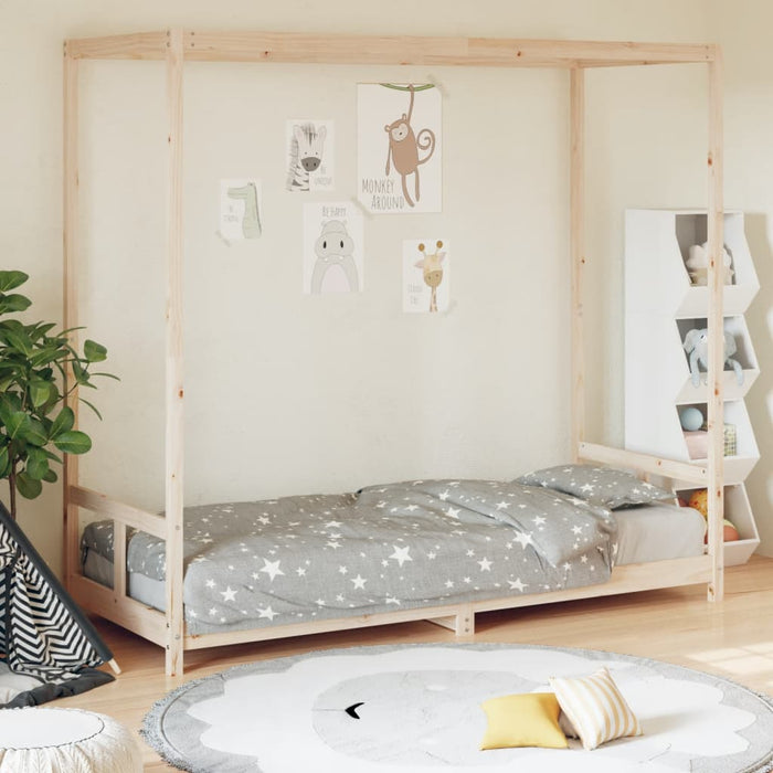 Kinderbedframe Massief Grenenhout