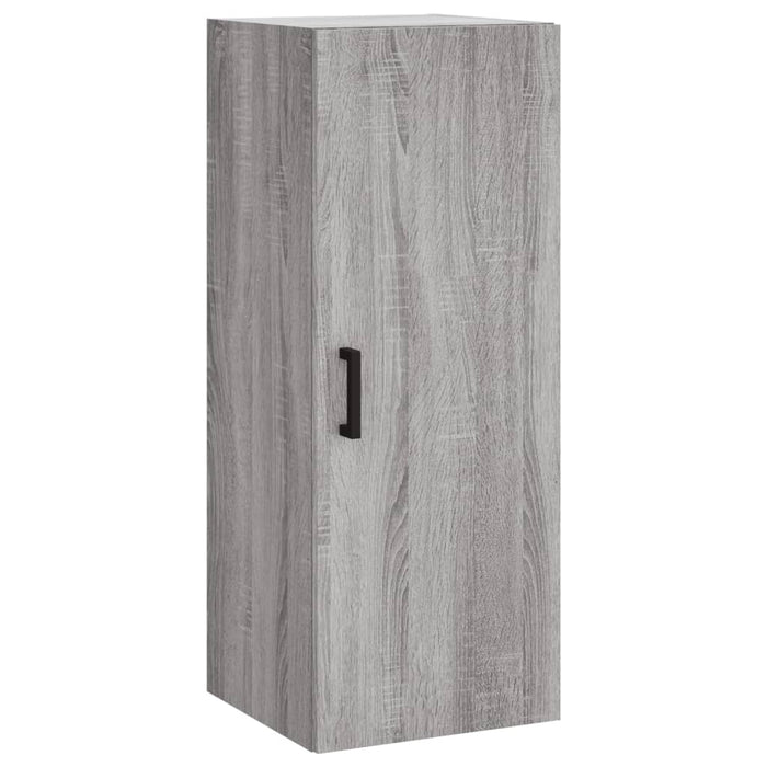 Hoge Kast 34,5X34X180 Cm Bewerkt Hout Eikenkleurig