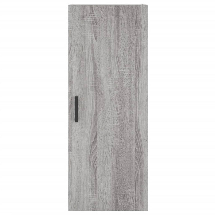 Hoge Kast 34,5X34X180 Cm Bewerkt Hout Eikenkleurig