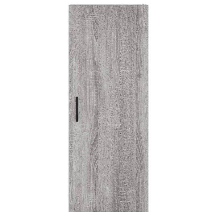 Hoge Kast 34,5X34X180 Cm Bewerkt Hout Eikenkleurig