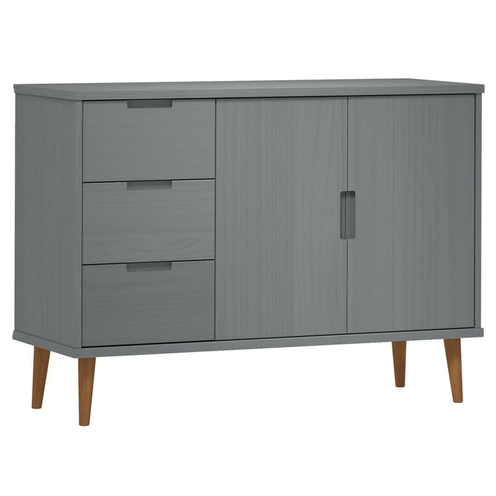 Dressoir Molde 113X40X80 Cm Massief Grenenhout