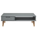 Salontafel Molde 100X55X31 Cm Massief Grenenhout