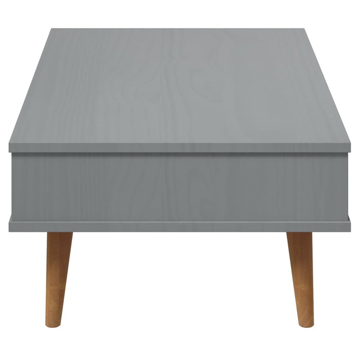 Salontafel Molde 100X55X31 Cm Massief Grenenhout