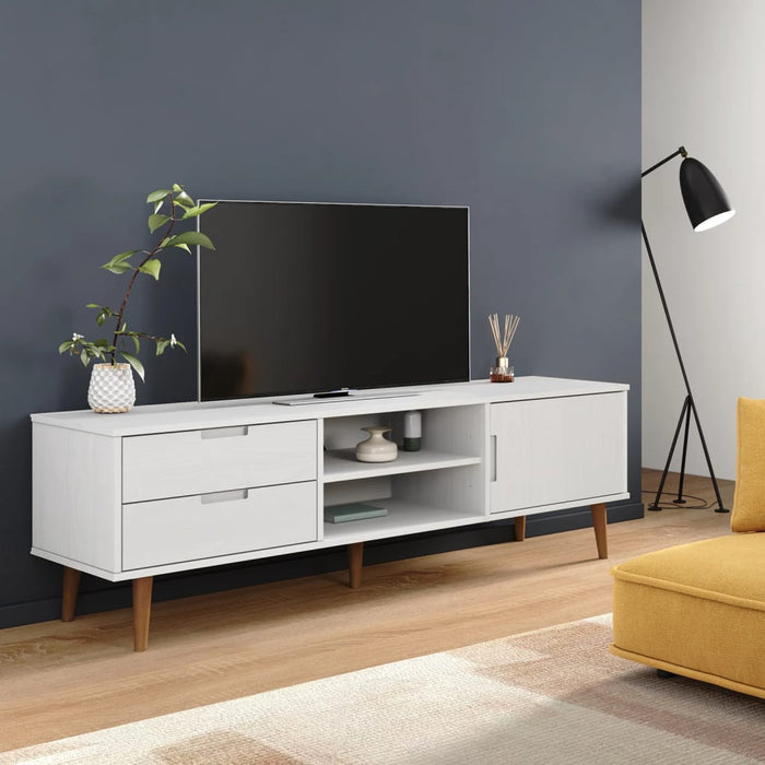 Tv-Meubel Molde 58X40X49 Cm Massief Grenenhout