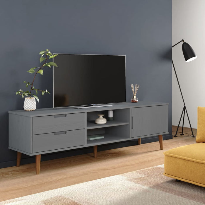 Tv-Meubel Molde 58X40X49 Cm Massief Grenenhout