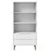 Boekenkast Molde 85X35X170,5 Cm Massief Grenenhout