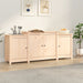 Dressoir 164X37X68 Cm Massief Grenenhout