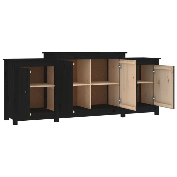 Dressoir 164X37X68 Cm Massief Grenenhout