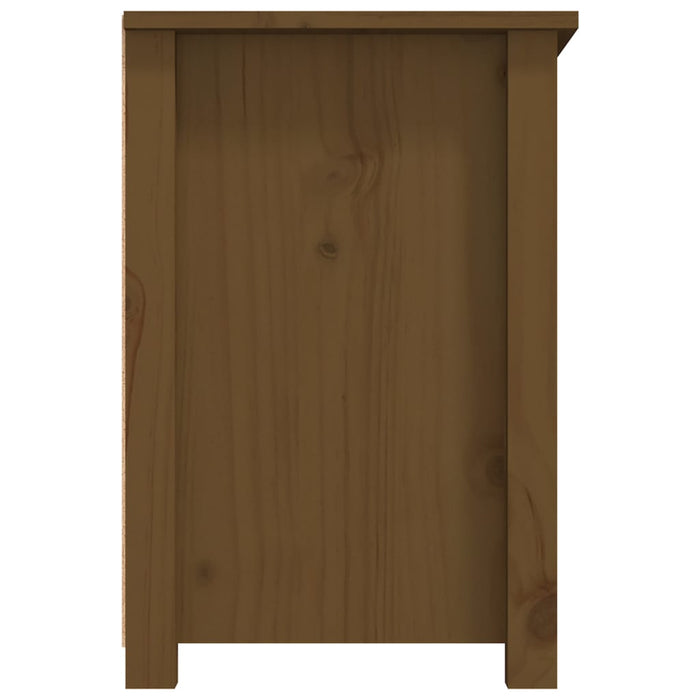 Tv-Meubel 79X35X52 Cm Massief Grenenhout