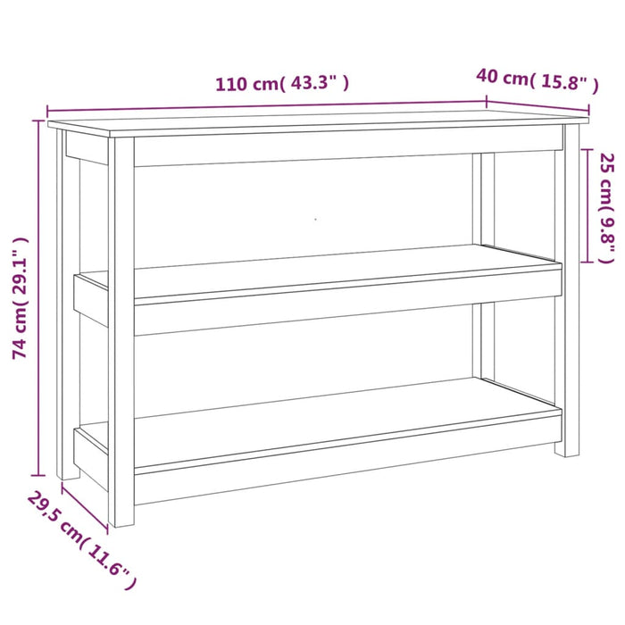 Wandtafel Massief Grenenhout