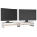 Monitorstandaard 100X24X16 Cm Massief Grenenhout