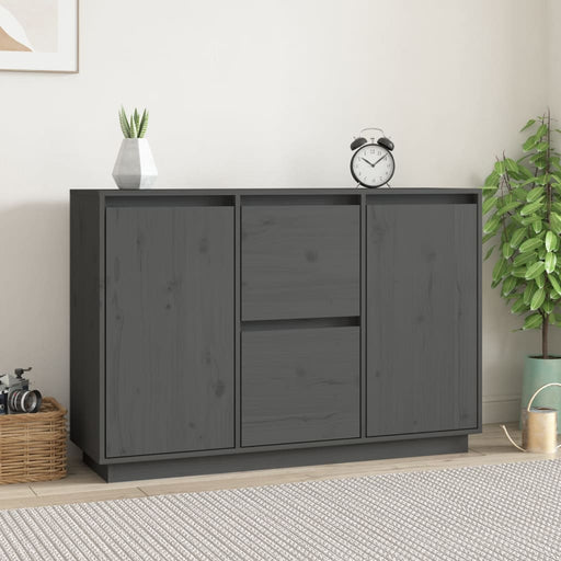 Dressoir 111X34X75 Cm Massief Grenenhout