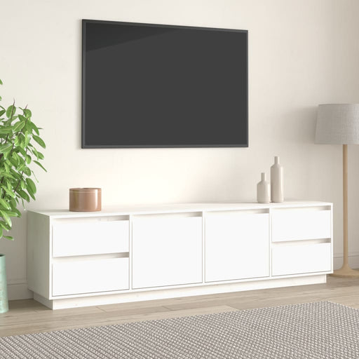 Tv-Meubel 176X37X47,5 Cm Massief Grenenhout