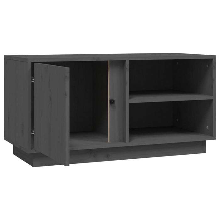 Tv-Meubel 80X35X40,5 Cm Massief Grenenhout