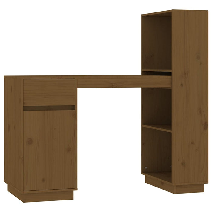 Bureau 110X53X117 Cm Massief Grenenhout