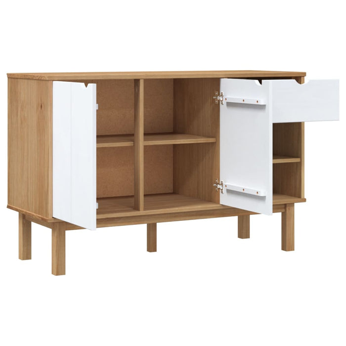 Dressoir Otta 114X43X73,5 Cm Massief Grenenhout