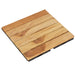 Terrastegels St 30X30 Cm Massief Teakhout Verticaal Patroon