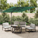 Zweefparasol Met Aluminium Paal 400X300 Cm Groen