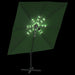 Zweefparasol Met Led-Verlichting 400X300 Cm Groen