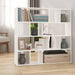 Boekenkast/Kamerscherm 105X24X102 Cm Bruin Eikenkleur