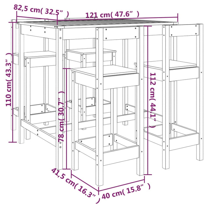 Barset Massief Grenenhout