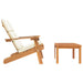 2-Delige Loungeset Adirondack Massief Acaciahout