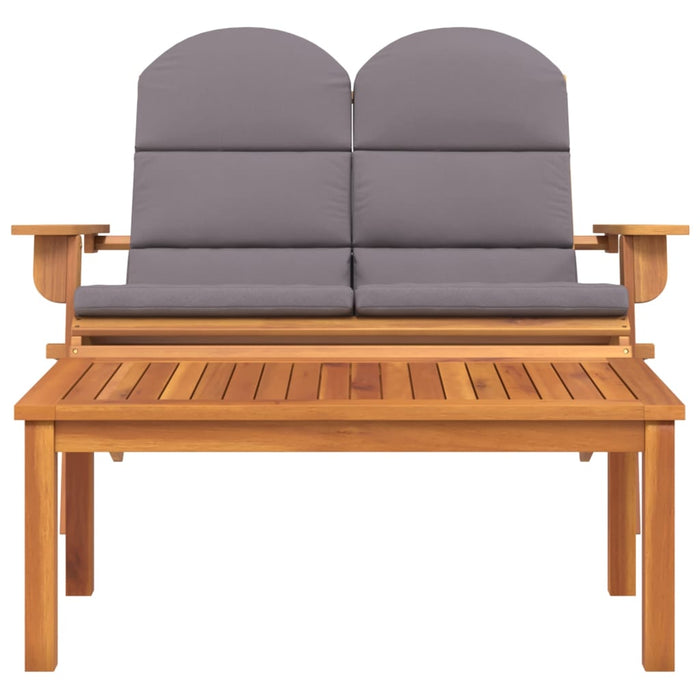 2-Delige Loungeset Adirondack Massief Acaciahout