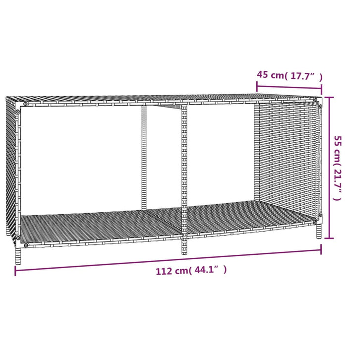 Hottub-Ombouw Poly Rattan Massief Acaciahout