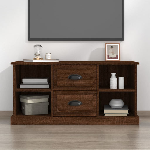 Tv-Meubel 99,5X35,5X48 Cm Bewerkt Hout