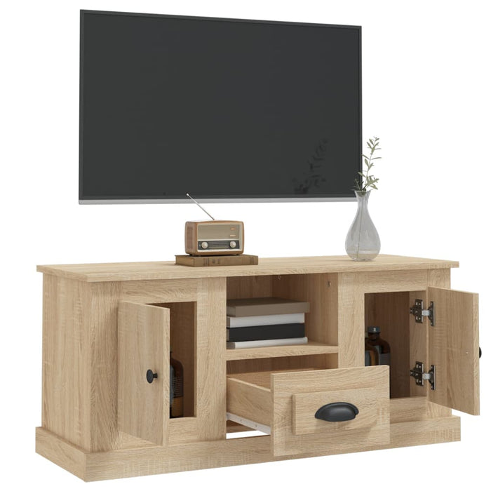 Tv-Meubel 00X35,5X45 Cm Bewerkt Hout Kleurig