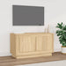 Tv-Meubel 80X35X45 Cm Bewerkt Hout